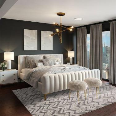 Imagem de Tapete Retangular 200x250cm Glamour Tapetes São Carlos Esculpido