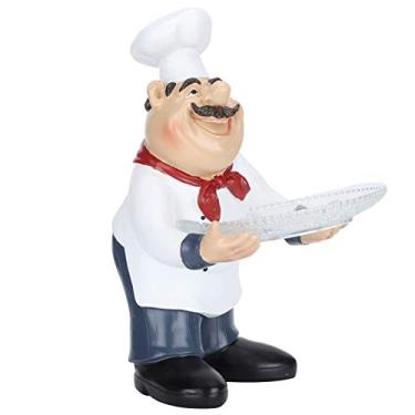 Imagem de Bandeja de Nozes de Chef, Decoração de Estátua, Enfeites de Resina, Estatuetas de Placa de Nozes, Enfeites Pequenos Sintéticos, Decorações, Móveis Adoráveis, Bandejas de Mistura