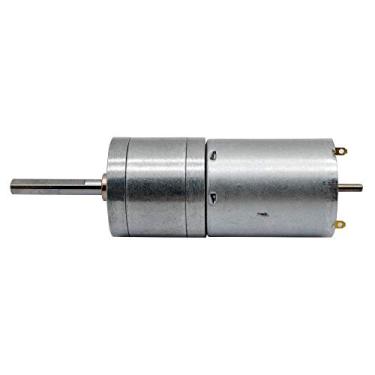 Imagem de tooloflife 9V DC 185RPM Motor de engrenagem de alto torque elétrico micro redução de velocidade eixo de saída centrado no motor engrenado caixa de engrenagens de 25 mm de diâmetro para carro barco RC robô motor brinquedos