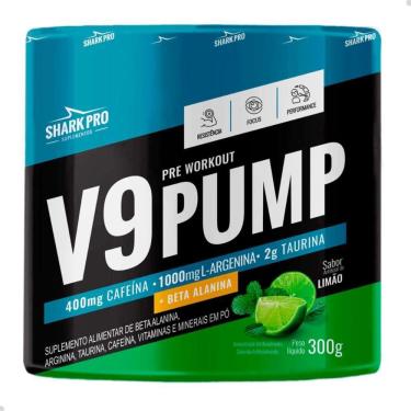 Imagem de Pre Workout V9 Pump 300g Shark Pro