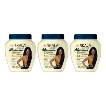 Imagem de Creme Skala 1Kg Maionese Capilar-Kit C/3Un