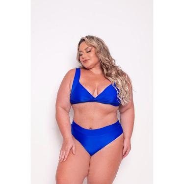 Imagem de Biquíni Plus Size Com Torção  Cintura Alta