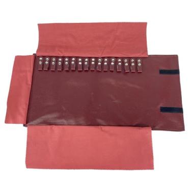 Imagem de beertoy Bolsa organizadora de joias compacta, bolsa organizadora portátil de viagem, bolsa de armazenamento, bolsa de armazenamento, bolsa de armazenamento de pulseira, estojo de viagem