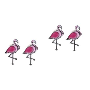 Imagem de SAFIGLE 2 Unidades Broche De Flamingo Alfinete De Lenço Lembrancinhas De Natal Alfinete De Broche Animal Broches Grandes Para Mulheres Distintivos Joia Broche Pipoca Senhorita Cone