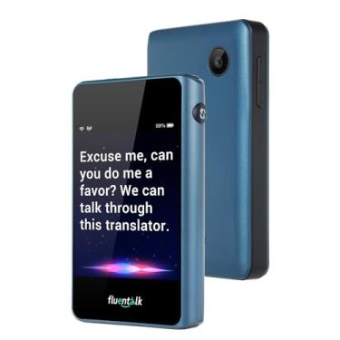 Imagem de Timekettle, Dispositivo mini tradutor Fluentalk T1, sem necessidade de WiFi, dados móveis globais integrados em 1 ano, suporta 40 idiomas e tradução de fotos, tradutor de idioma instantâneo para