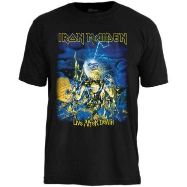 Imagem de Camiseta Iron Maiden Live After Death - Stamp