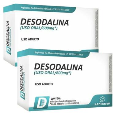 Imagem de Kit 2X Desodalina - 60 Cápsulas - Sanibras-Unissex