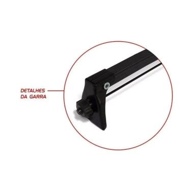 Imagem de Rack Teto Citroen C3 2003 A 2012 Fixado No Friso Preto