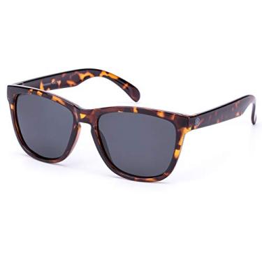 Imagem de Óculos de sol da moda para mulheres, lentes espelhadas com 100% de proteção UVA/UVB, adequado para atividades ao ar livre, esqui, férias, dirigir pescaria, Tortoise+grey, 55