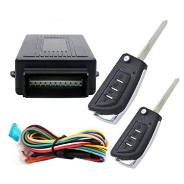Imagem de MASO Kit central de controle remoto automático fechadura universal para porta de carro com caixa Contorl + 2 controles remotos de substituição para trava central de carro