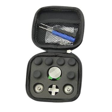 Imagem de Kit de substituição HYY Elite para acessório de controle Xbox One Elite (6 varetas analógicas de metal diferentes + 4 pás + 2 D-pads + 2 bases magnéticas)