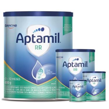 Imagem de 4 Latas -RR Fórmula infantil em pó Danone 800 gr