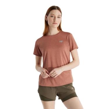 Imagem de New Balance Camiseta feminina de atletismo, Sparrow Heather, M