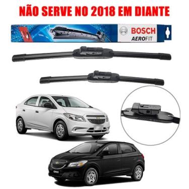 Imagem de par palheta limpador parabrisa bosch onix e prisma 2013 2014 2015 2016