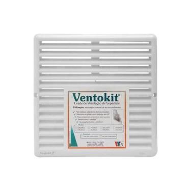 Imagem de Grade de Ventilação de Superfície Ventokit  25x25 com Tela Anti-Inseto