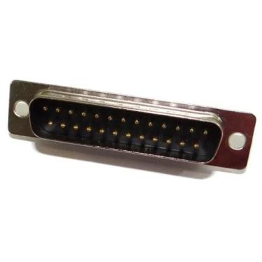 Imagem de Conector DB25 para Montagem Solda - Macho - CIRILOCABOS