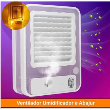 Imagem de Ventilador de Mesa Umidificador Portátil USB Touch - bmax