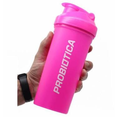 Imagem de Coqueteleira Shakeira Garrafa De Academia Treino Rosa 700ml - Probioti