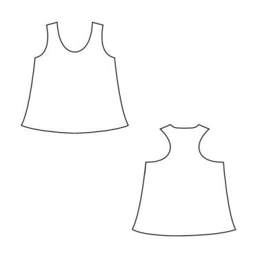 Imagem de Molde regata nadador malha tamanho P ao EGG by Marlene Mukai - EDITORA