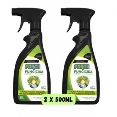 Imagem de Kit 2 Forth Anti Fungos 500ml Manchas Ferrugens Oídios Jardim