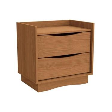 Imagem de Mesa Cabeceira Casal 2 Gavetas M261 Canela - Kappesberg