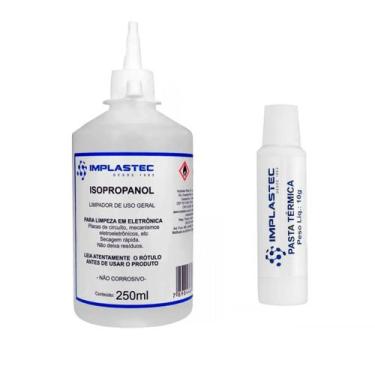 Imagem de Pasta Térmica Bga 10G + Alcool Isopropilico 110Ml Implastec