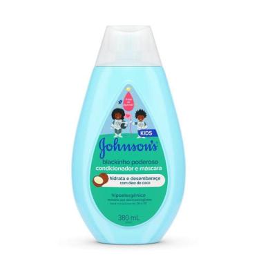 Imagem de Condicionador Infantil Johnson's Baby Blackinho Poderoso 380ml, 380ml