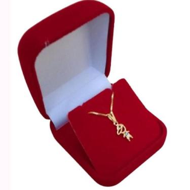 Imagem de Colar Com 1 Pingente Filho Menino Folheado Em Ouro 18K- Mãe - Jhulias 