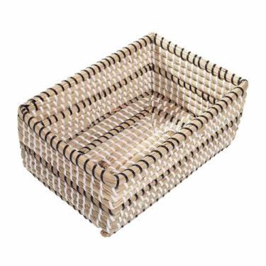 Imagem de Caixa Organizadora Fibra Natural Seagrass 25X17X10Cm Rafimex