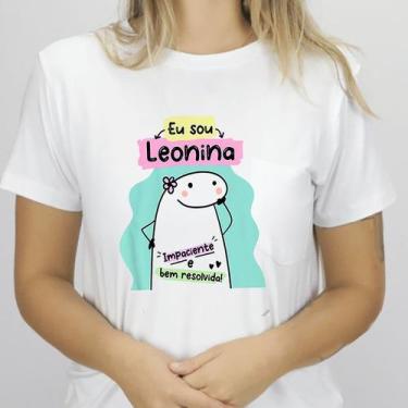 Imagem de 1 Camiseta Bonequinho Flork Meme Horóscopo Leonina Signo Leão Sugestão