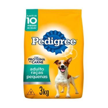 Imagem de Ração Pedigree para Cães Adultos de Porte Pequeno e Mini Sabor Carne e