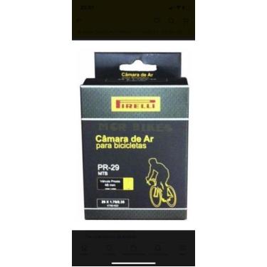 Imagem de Câmara aro 29x2.25 bicicletas válvula presta (fina) - Pirelli