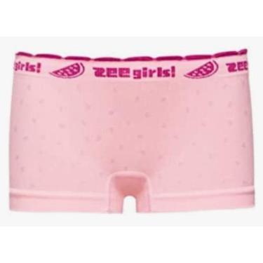 Imagem de 12 Calcinha Box Boxer Microfibra Menina Infantil 2a10 Anos - Sem marca