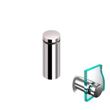 Imagem de Espaçador Para Vidro 25 X 50 Mm Cromado - Hardt