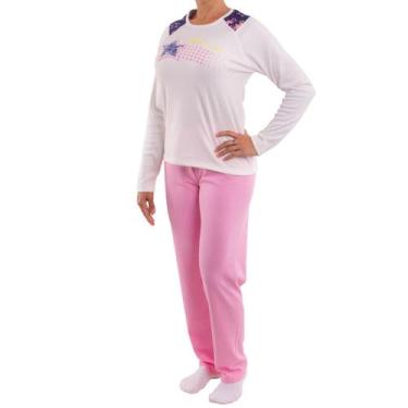 Imagem de Pijama feminino para o inverno TRADICIONAL Victory, M, Rosa