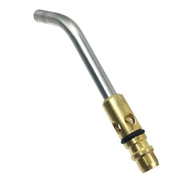 Imagem de Ponta de acetileno de ar 0386-0103 A-8 5/40.6 cm para maçanetas G-4 ou PLF-A5, solda macia, 1 a 5.1 cm, brasagem prata 1/2 a 2.5 cm, iluminação manual, conexão rápida, parafuso de orifício removível