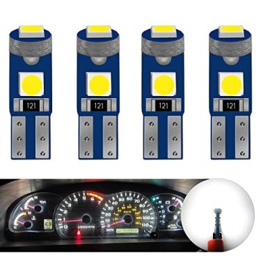 Imagem de Lâmpadas LED T5 74 73 37 2721 Lâmpada LED Canbus Livre de Erros para Auto Carro Interior Dome Porta Painel Painel Instrumento Medidor Cluster Luzes Indicadoras Lâmpada (Branca)