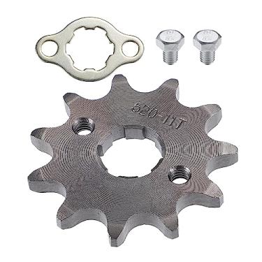 Imagem de X AUTOHAUX 1 conjunto 520 estilo 11 dentes 20 mm ID motocicleta dianteira motor roda dentada adequada para motocicleta 50cc 70cc 110cc 125cc Dirt Pit Bike Mini Bike ATV