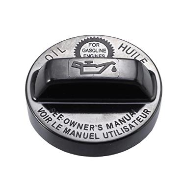 Imagem de X AUTOHAUX Tampa do tanque de combustível do motor, tampa do plugue de enchimento de óleo a gás substitui 15610-P5G-000 para Honda Accord 2008-2013 para Honda Civic CR-V preto