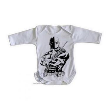 Imagem de body nenê criança roupa bebê manga longa Deathstroke  - Empório Dutra,