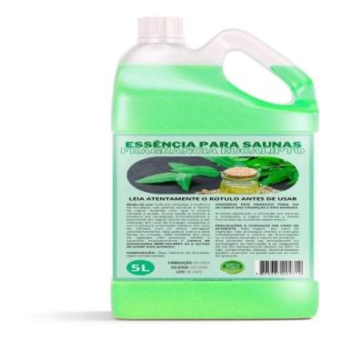 Imagem de Essência De Eucalipto Concentrado Para Sauna 5 Litros - Alquimia
