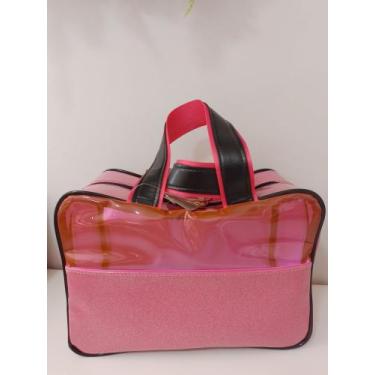 Imagem de Necessarie glitter rosa(grande) - Ateliê Sucesso no Paninho 