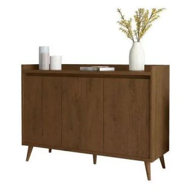 Imagem de Buffet delux delta classico 3 portas malbec - Village Móveis