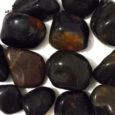 Imagem de Ônix Natural Rolado - A Pedra da Proteção - Aromania Essências