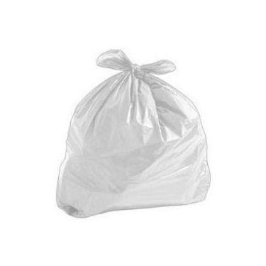 Imagem de 200 Saco Lixo Leitoso Branco 40litros Lixeira Clinica - HIGIPACK