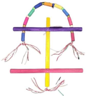 Imagem de Balanço Pipa Colorido - Tipo Luxo - Pinguim-Artesanatos