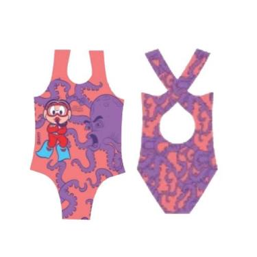 Imagem de Maio Infantil Cross Mônica Turma Da Mônica - Floty, J2, Rosa