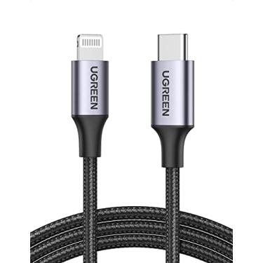 Imagem de UGREEN Cabo USB C para Lightning 3FT - Cabo Lightning com certificação MFi compatível com iPhone 14/14 Pro/14 Pro Max, iPhone 13/12/11/X/XR/XS/8 Series, iPad 9, AirPods Pro e muito mais