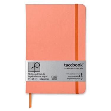 Imagem de Caderno Quadriculado taccbook Coral 14x21 Ríg.