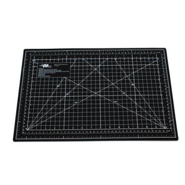 Imagem de Base De Corte Preta A3 30x45 Artesanato Patchwork Scrapbook - Preto - 